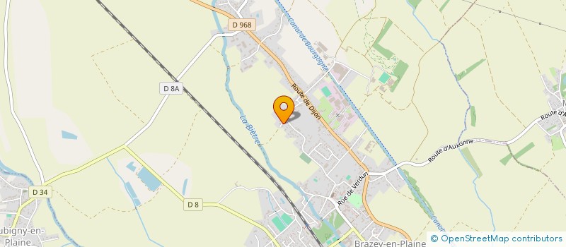 localisation de l'entreprise MONSIEUR MARC MANSOT  BRAZEY-EN-PLAINE