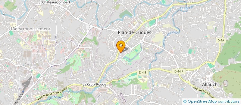 localisation de l'entreprise MONSIEUR MARC MANSOUR  PLAN-DE-CUQUES