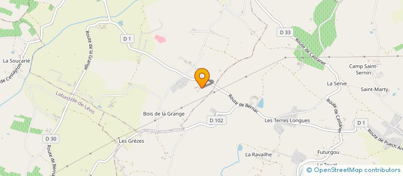 localisation de l'entreprise MONSIEUR MARC MARAVAL à BERNAC