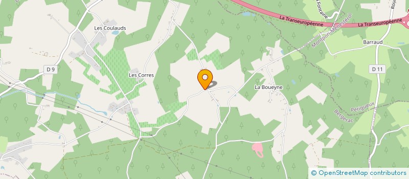 localisation de l'entreprise MONSIEUR MARC MARCETEAU à MONTPEYROUX