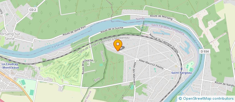 localisation de l'entreprise MONSIEUR MARC MARCHAL  SAINT-FARGEAU-PONTHIERRY