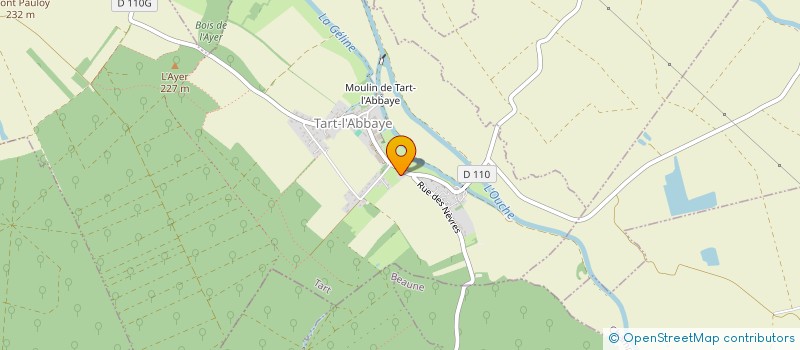 localisation de l'entreprise MONSIEUR MARC MARCHAND  TART