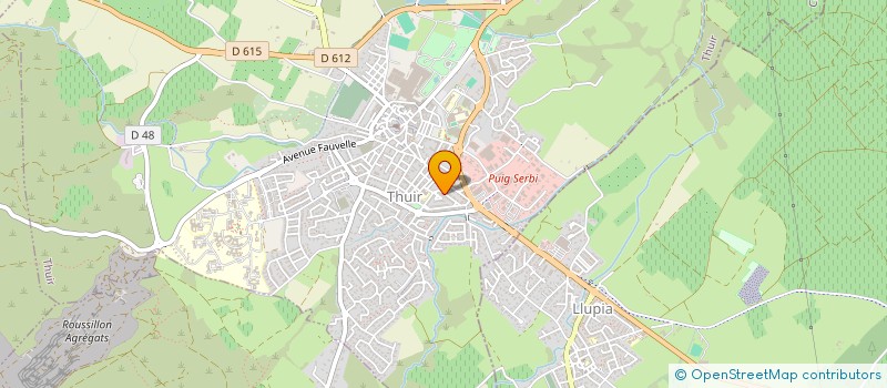 localisation de l'entreprise MONSIEUR MARC MARGALEF  THUIR