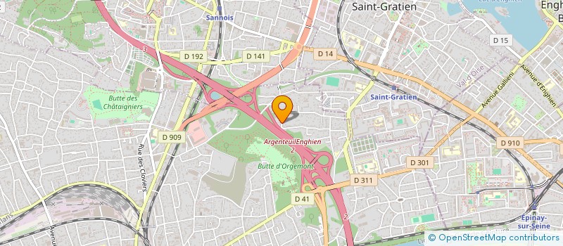 localisation de l'entreprise MONSIEUR MARC MARGUERITE - URSULET  ARGENTEUIL