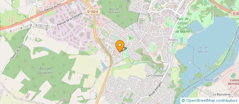 localisation de l'entreprise MONSIEUR MARC MARHADOUR à ANGERS