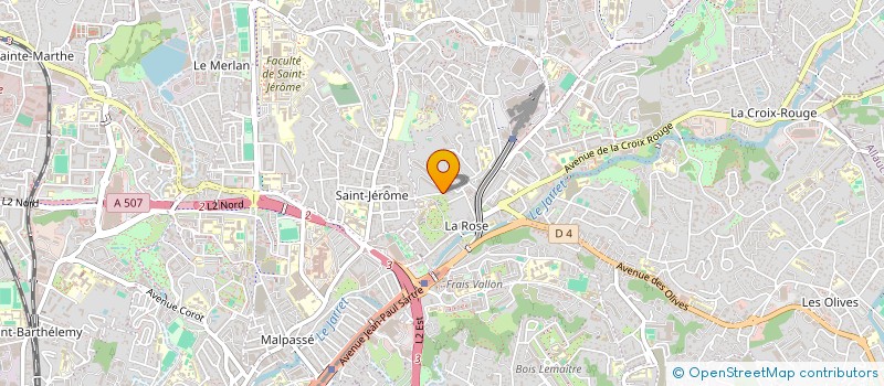 localisation de l'entreprise MONSIEUR MARC MARIANI  MARSEILLE