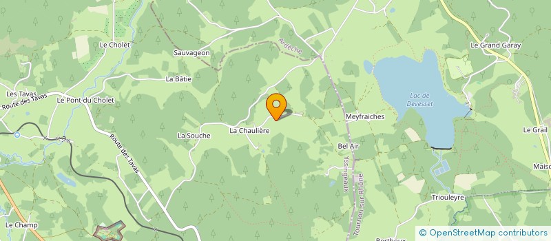 localisation de l'entreprise MONSIEUR MARC MARION à LE CHAMBON SUR LIGNON