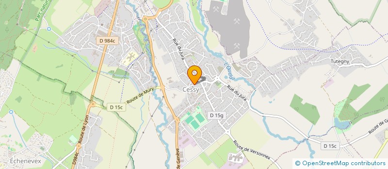 localisation de l'entreprise MONSIEUR MARC MARTIAL  CESSY