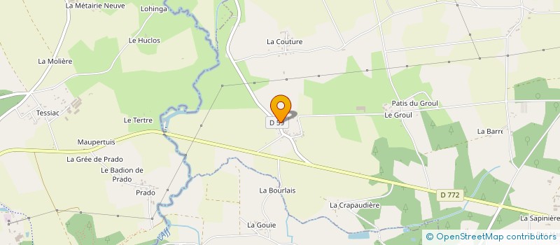 localisation de l'entreprise MONSIEUR MARC MARTIN  GUIGNEN