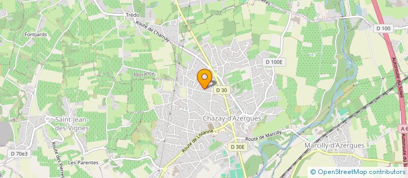 localisation de l'entreprise MONSIEUR MARC MARTIN LAGARDETTE  CHAZAY-D'AZERGUES