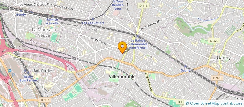 localisation de l'entreprise MONSIEUR MARC MARTINEZ à VILLEMOMBLE