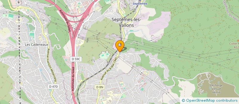 localisation de l'entreprise MONSIEUR MARC MARTINEZ à SEPTEMES-LES-VALLONS