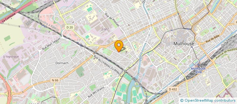localisation de l'entreprise MONSIEUR MARC MARXER  MULHOUSE