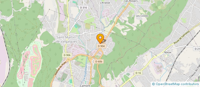 localisation de l'entreprise MONSIEUR MARC MASCARO  SAINT-MARTIN-DE-VALGALGUES