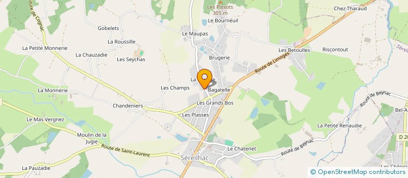 localisation de l'entreprise MONSIEUR MARC MASSALOUX à SEREILHAC
