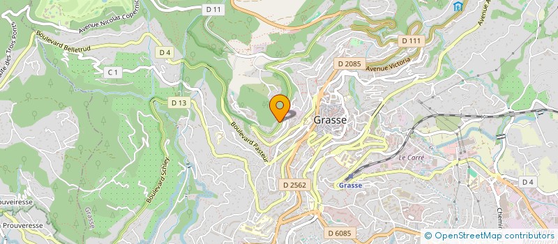 localisation de l'entreprise MONSIEUR MARC MASSARI  GRASSE