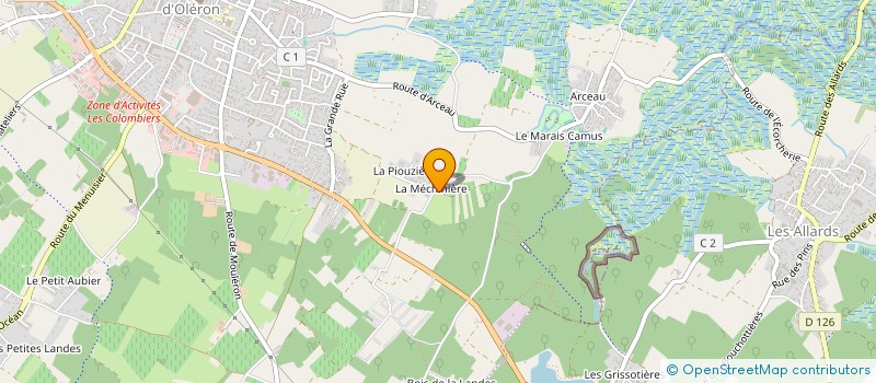 localisation de l'entreprise MONSIEUR MARC MASSE  SAINT-PIERRE-D'OLERON