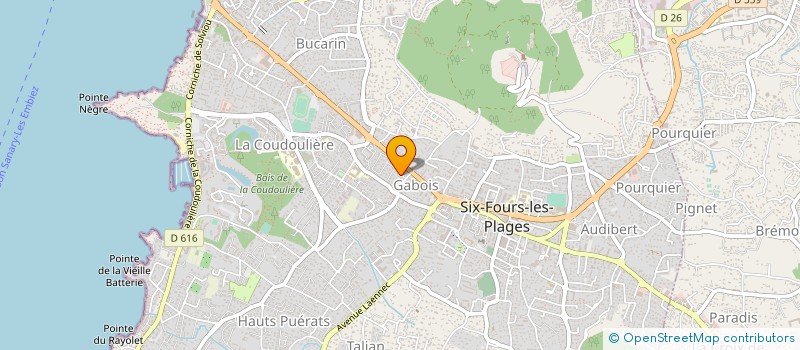 localisation de l'entreprise MONSIEUR MARC MASSOT à SIX-FOURS-LES-PLAGES