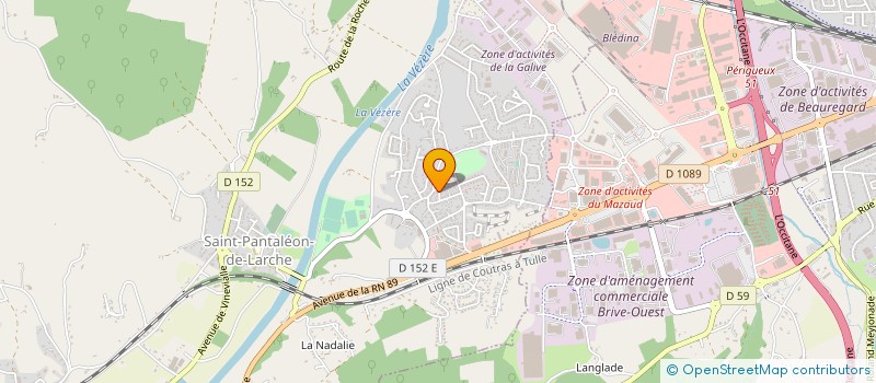 localisation de l'entreprise MONSIEUR MARC MASTORGIO  SAINT-PANTALEON-DE-LARCHE