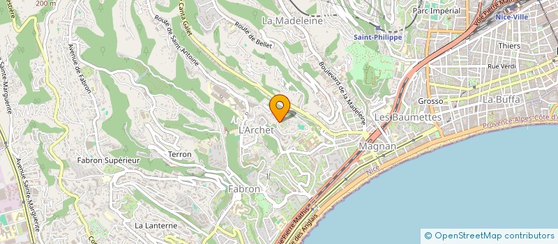 localisation de l'entreprise MONSIEUR MARC MATTONE à NICE