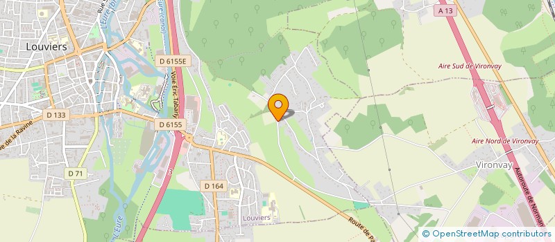 localisation de l'entreprise MONSIEUR MARC MATUSSIERE à LOUVIERS