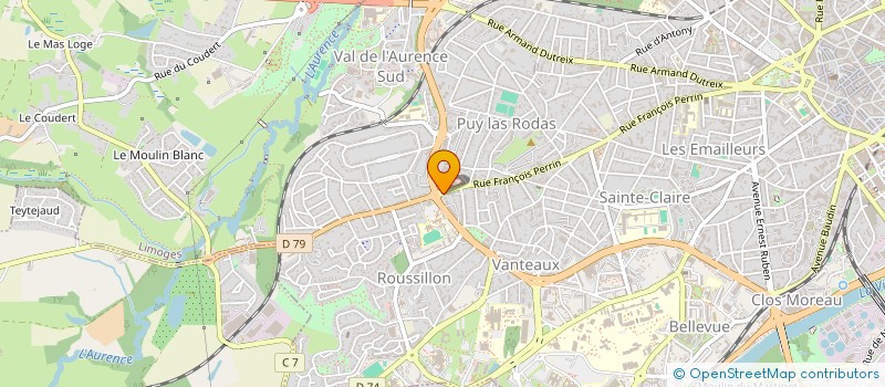 localisation de l'entreprise MONSIEUR MARC MAUMONT à LIMOGES