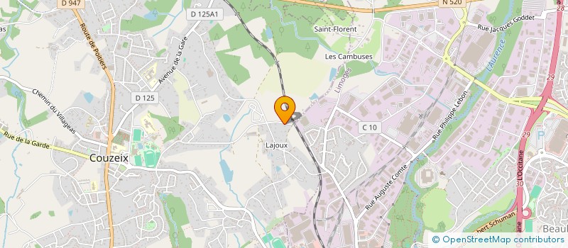 localisation de l'entreprise MONSIEUR MARC MAURELET à COUZEIX