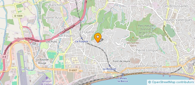 localisation de l'entreprise MONSIEUR MARC MAURO DIT MAURI à CANNES