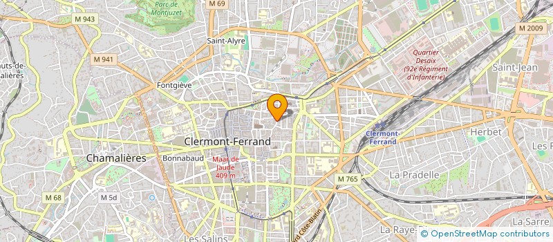 localisation de l'entreprise MONSIEUR MARC MAUZAT à CLERMONT FERRAND