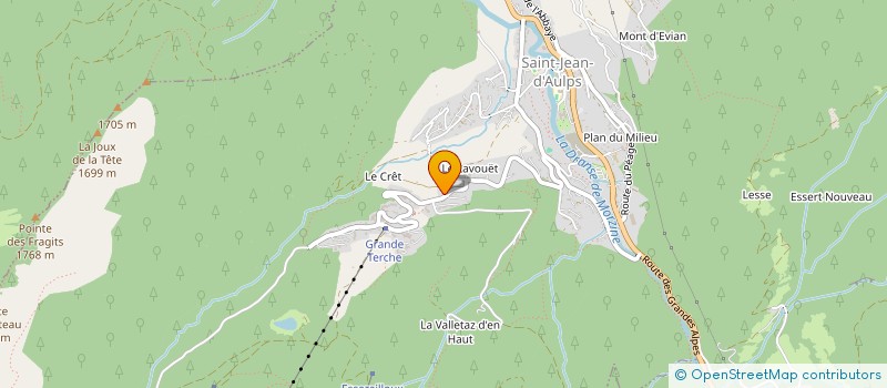 localisation de l'entreprise MONSIEUR MARC MAWDSLEY  SAINT-JEAN-D'AULPS