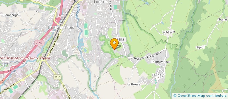 localisation de l'entreprise MONSIEUR MARC MEILLAND  FARNAY