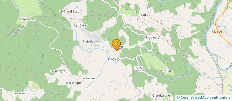 localisation de l'entreprise MONSIEUR MARC MEJASSOL  AMBERT