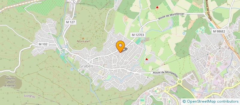 localisation de l'entreprise MONSIEUR MARC MEKREBI à GRABELS