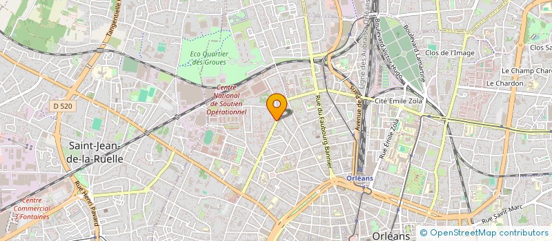 localisation de l'entreprise MONSIEUR MARC MENSIOR  ORLEANS