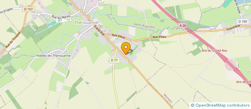 localisation de l'entreprise MONSIEUR MARC MEQUINION  THEROUANNE