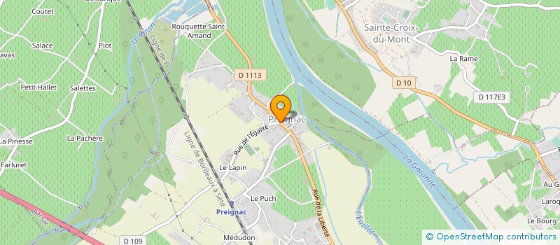 localisation de l'entreprise MONSIEUR MARC MERCE à PREIGNAC