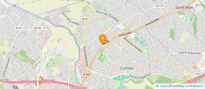 localisation de l'entreprise MONSIEUR MARC MERCHEZ  PERPIGNAN