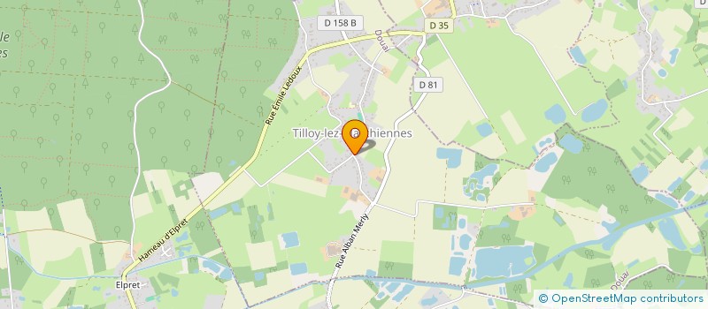 localisation de l'entreprise MONSIEUR MARC MERIE à TILLOY-LEZ-MARCHIENNES