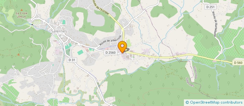 localisation de l'entreprise MONSIEUR MARC MERLE  SALERNES