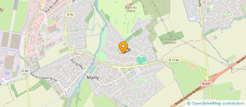 localisation de l'entreprise MONSIEUR MARC MERLE  MARLY