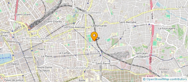 localisation de l'entreprise MONSIEUR MARC MEROUE à MARSEILLE