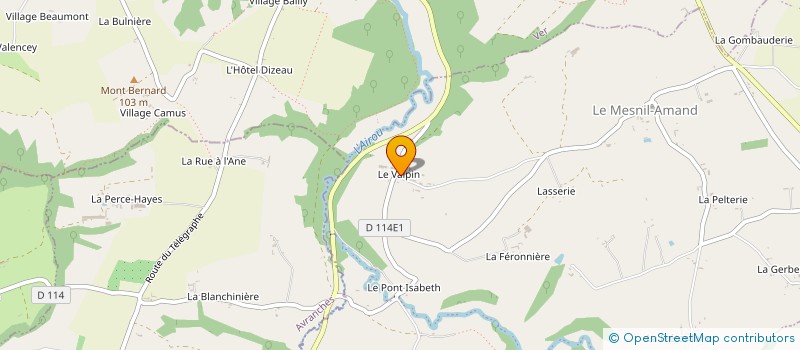 localisation de l'entreprise MONSIEUR MARC MESNAGE à GAVRAY-SUR-SIENNE