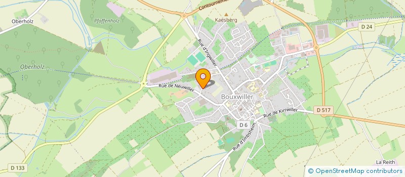 localisation de l'entreprise MONSIEUR MARC MEYER  BOUXWILLER