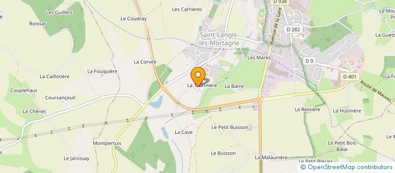 localisation de l'entreprise MONSIEUR MARC MEZIERE à SAINT-LANGIS-LES-MORTAGNE