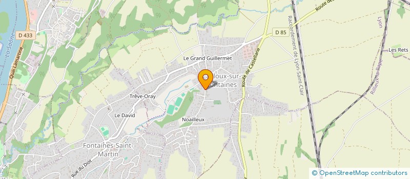 localisation de l'entreprise MONSIEUR MARC MICHALLET  CAILLOUX-SUR-FONTAINES