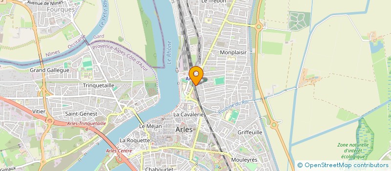 localisation de l'entreprise MONSIEUR MARC MICHEL à ARLES