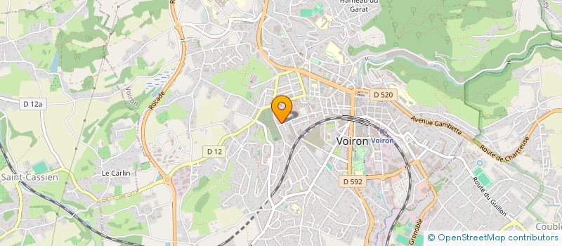 localisation de l'entreprise MONSIEUR MARC MICHEL  VOIRON