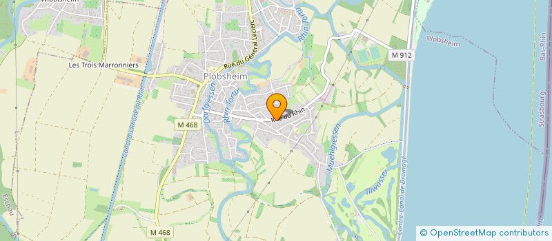 localisation de l'entreprise MONSIEUR MARC MICHEL  PLOBSHEIM