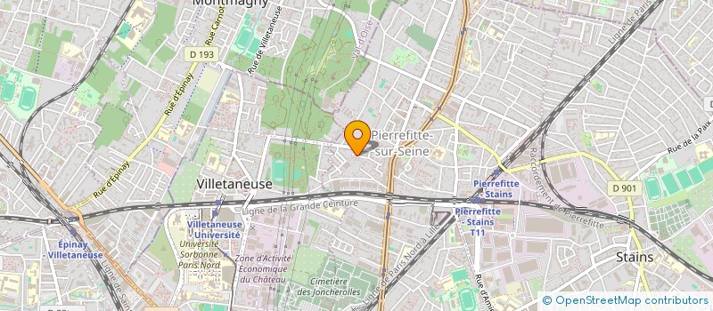 localisation de l'entreprise MONSIEUR MARC MICHEL à PIERREFITTE-SUR-SEINE