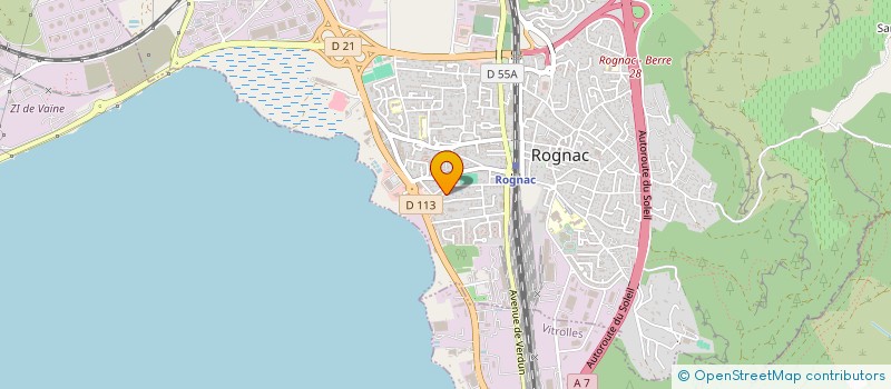 localisation de l'entreprise MONSIEUR MARC MICHELANGELI  ROGNAC